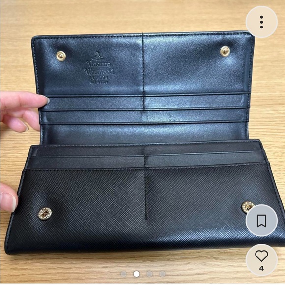 Vivienne Westwood Saffiano Wallet - Picture 3 of 5